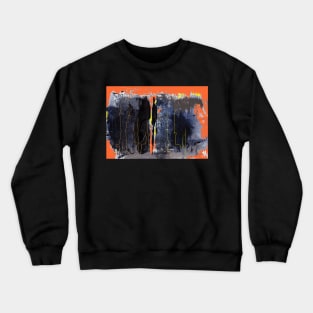 Orange and black Crewneck Sweatshirt